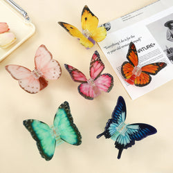 PAWSOME PETS NEW YORK Hand-painted Butterfly Claw Hair Clip #1 | Eco-Friendly-1 width=100 
