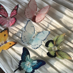 PAWSOME PETS NEW YORK Hand-painted Butterfly Claw Hair Clip #1 | Eco-Friendly-0 width=100 