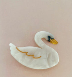 PAWSOME PETS NEW YORK Hand-painted BIRDS COLLECTION Hair Clip # 5 | Eco-Friendly-0 width=100 