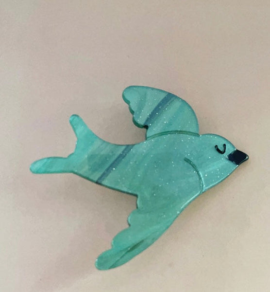 "Avalon" Tranquil Flight Brooch