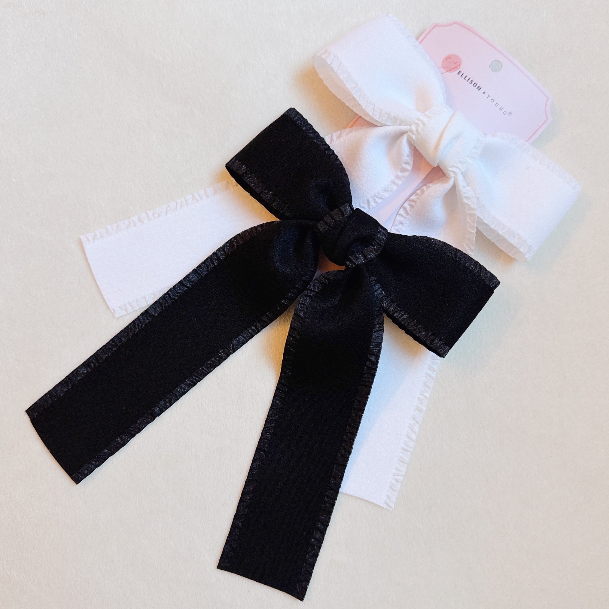 Lovely Edges Bow Hair Clip Set Of 2-3