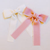 Lovely Edges Bow Hair Clip Set Of 2-4 width=100 