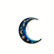 "Ariadne" Crescent Moon Brooch width=100 