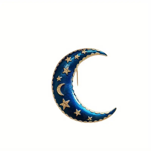 "Ariadne" Crescent Moon Brooch