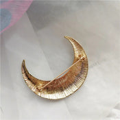 "Ariadne" Crescent Moon Brooch width=100 