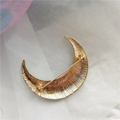 "Ariadne" Crescent Moon Brooch