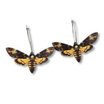 "Eloise" Moth Earrings - Brown