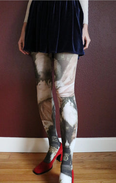 "My Wife's Lovers" Printed Tights