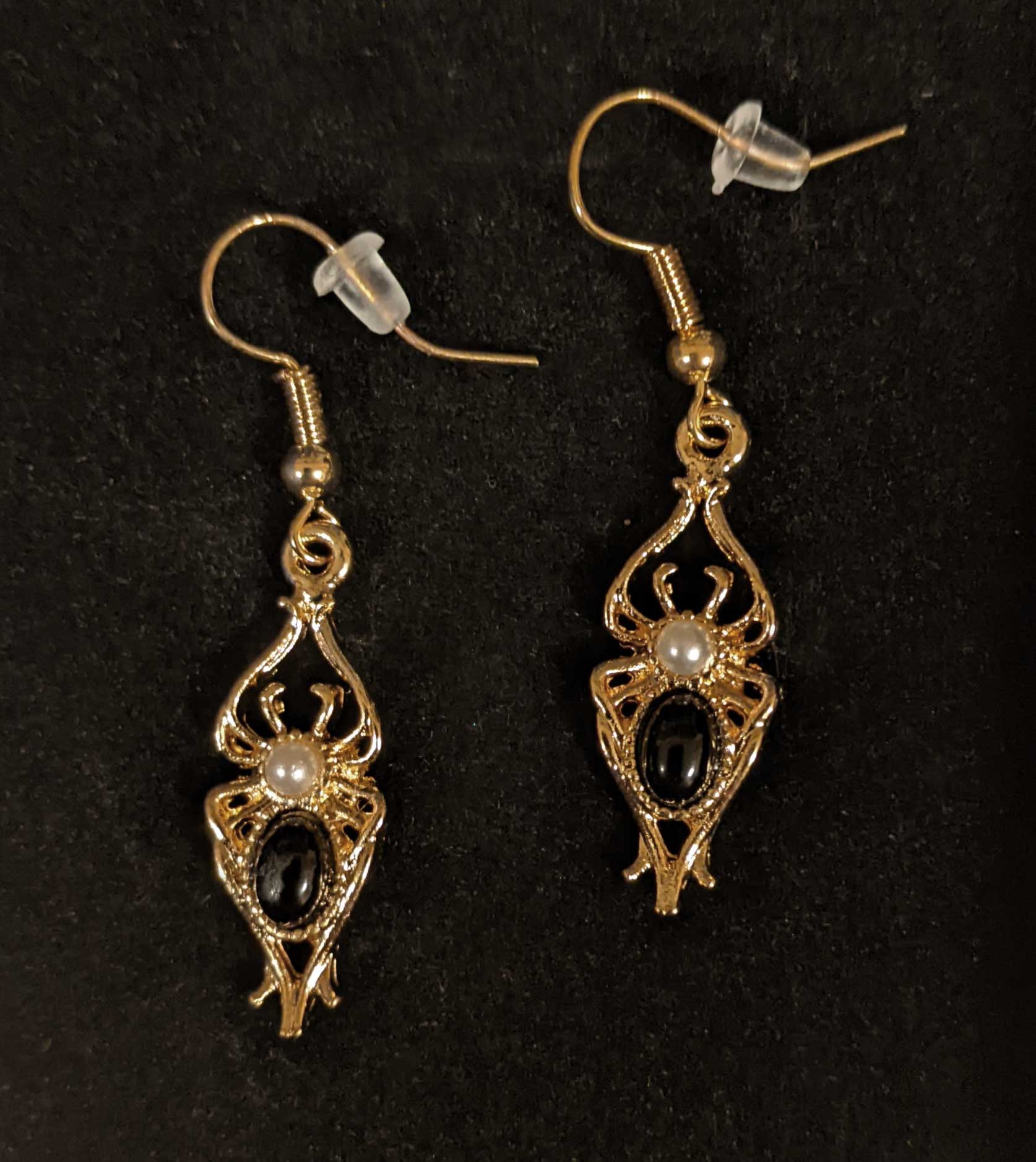 "Ophelia" Spiderweb Necklace & Earrings Set
