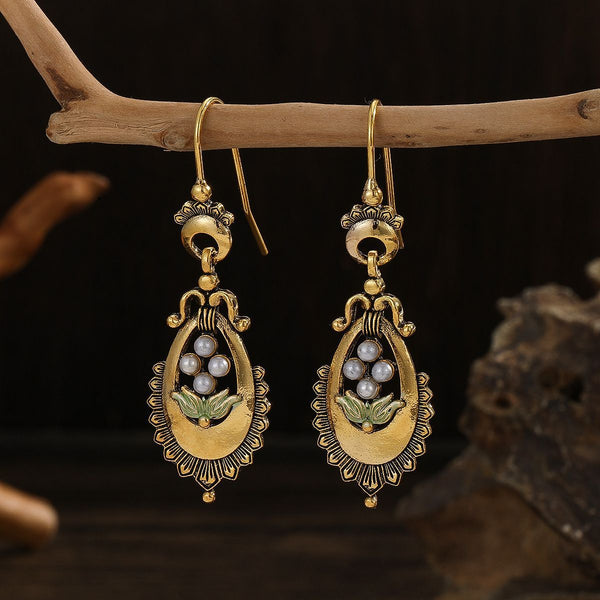 Patina Petal Earrings