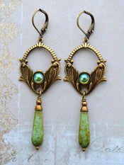 Coventina Art Nouveau Earrings width=100 
