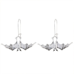 Retro Bat Pendant Earrings