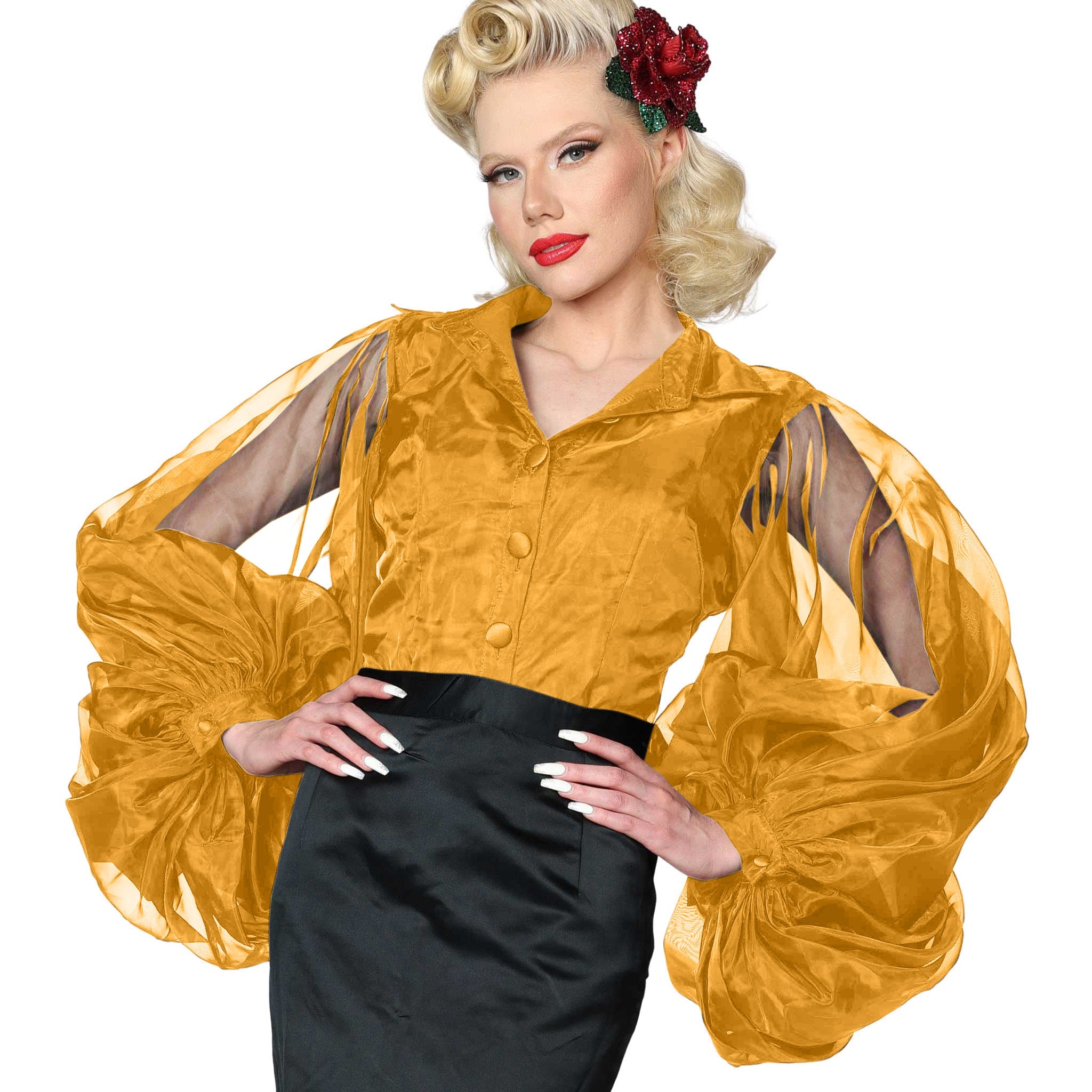 "Lucille" Blouse (made to order)