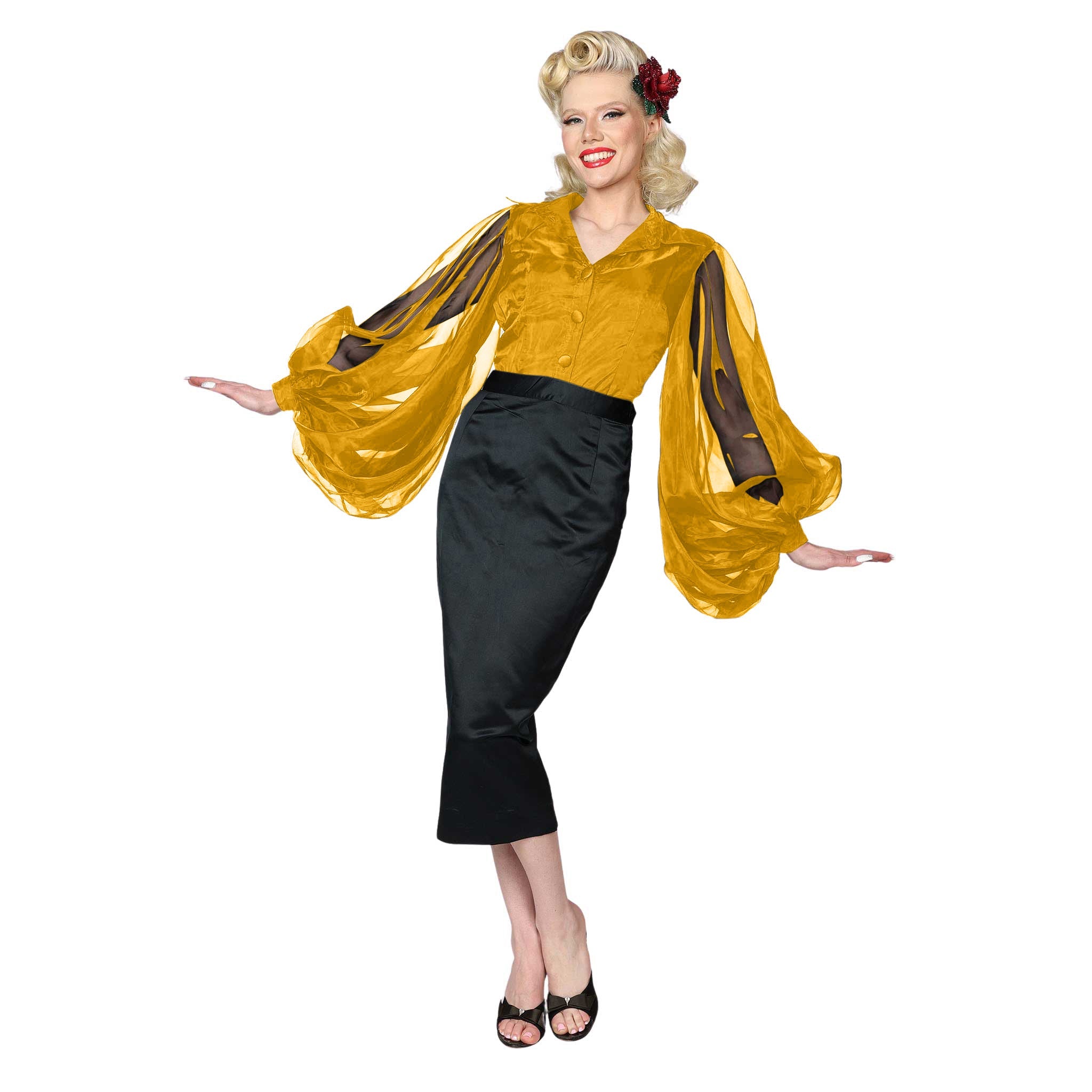 "Lucille" Blouse (made to order)