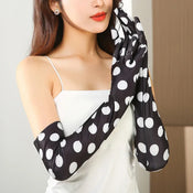 "Doloria" Polka Dot Gloves width=100 