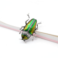 "Coletta" Fun Beetle Brooch
