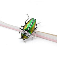 "Coletta" Fun Beetle Brooch