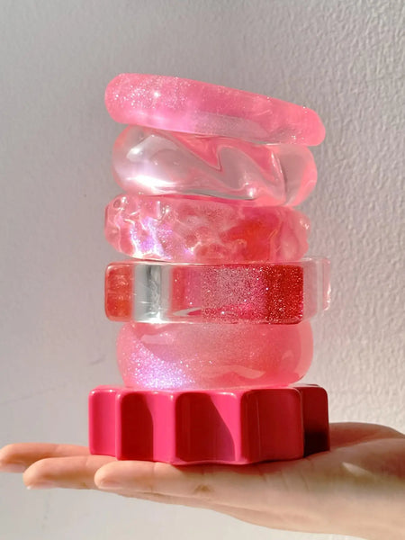 "Lucinelle" Resin Bracelet