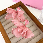 "Roselle" Pink Flower Drops width=100 