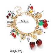 "Andryssa" Cherry Bracelet width=100 
