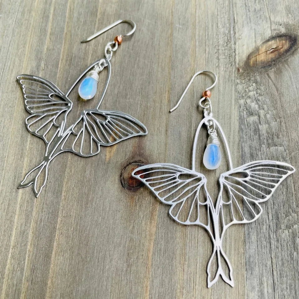 "Luminisse" Moth Earrings Collection