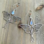 "Luminisse" Moth Earrings Collection width=100 