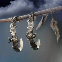 "Roslenne" Dazzling Bat Earrings