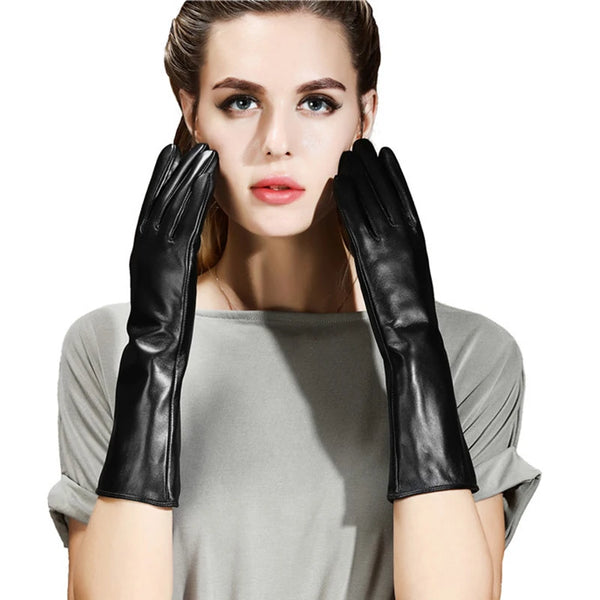 "Brunella" Leather Opera Gloves