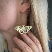 "Luminisse" Moth Earrings Collection width=100 
