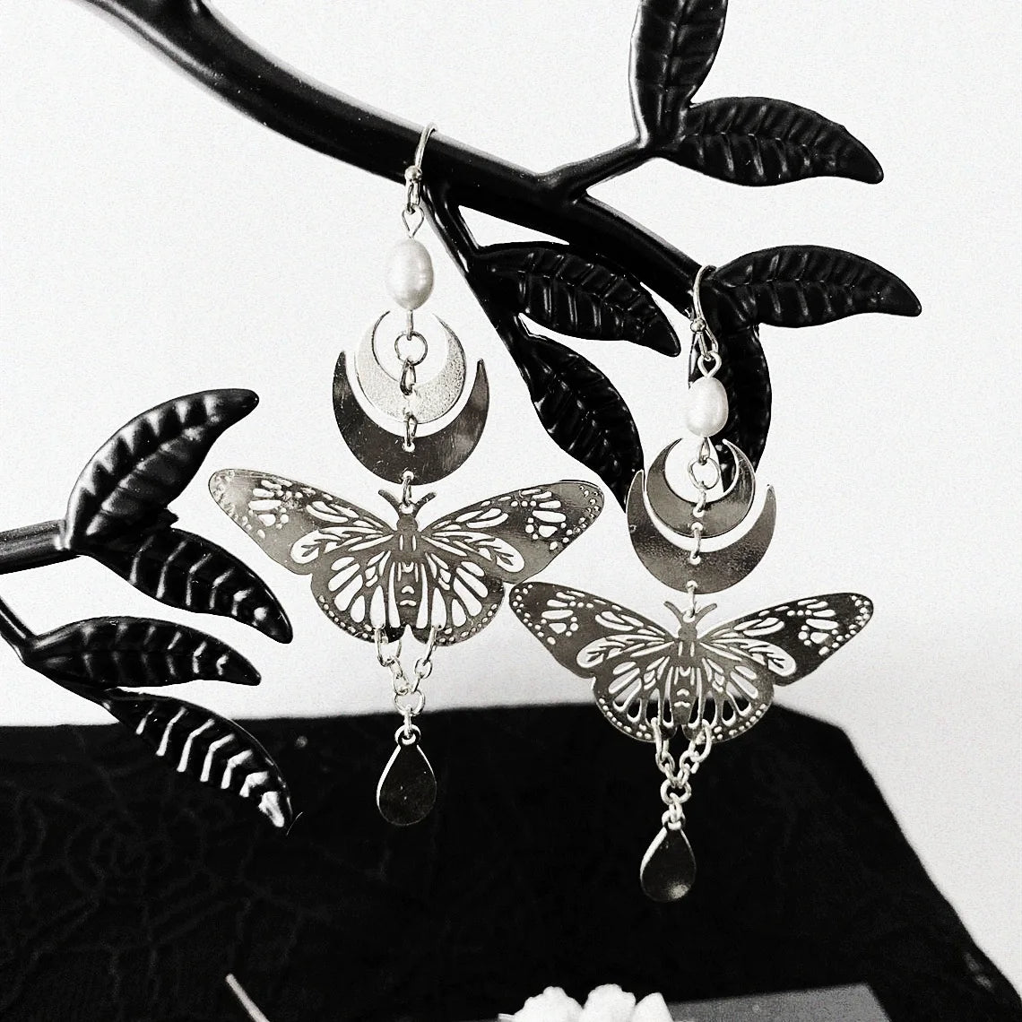 "Luminisse" Moth Earrings Collection