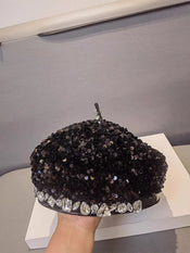 "Sequina" Sequin Party Beret width=100 
