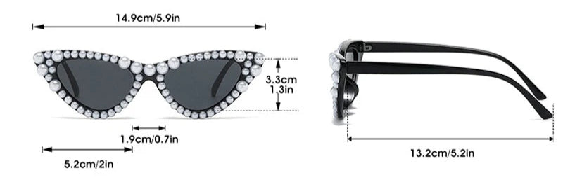 "Mauretta" Cat Eye Sunglasses