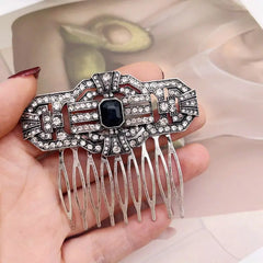 "Lumirosa" Rhinestone Hair Clip