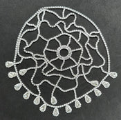 "Pulcheria" Crystal Flapper Headpiece width=100 