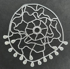 "Pulcheria" Crystal Flapper Headpiece