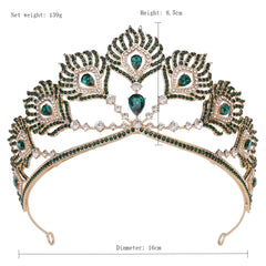 "Marcelline" Rhinestone Tiara