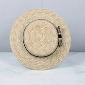 "Buster" Pork Pie Straw Hat width=100 