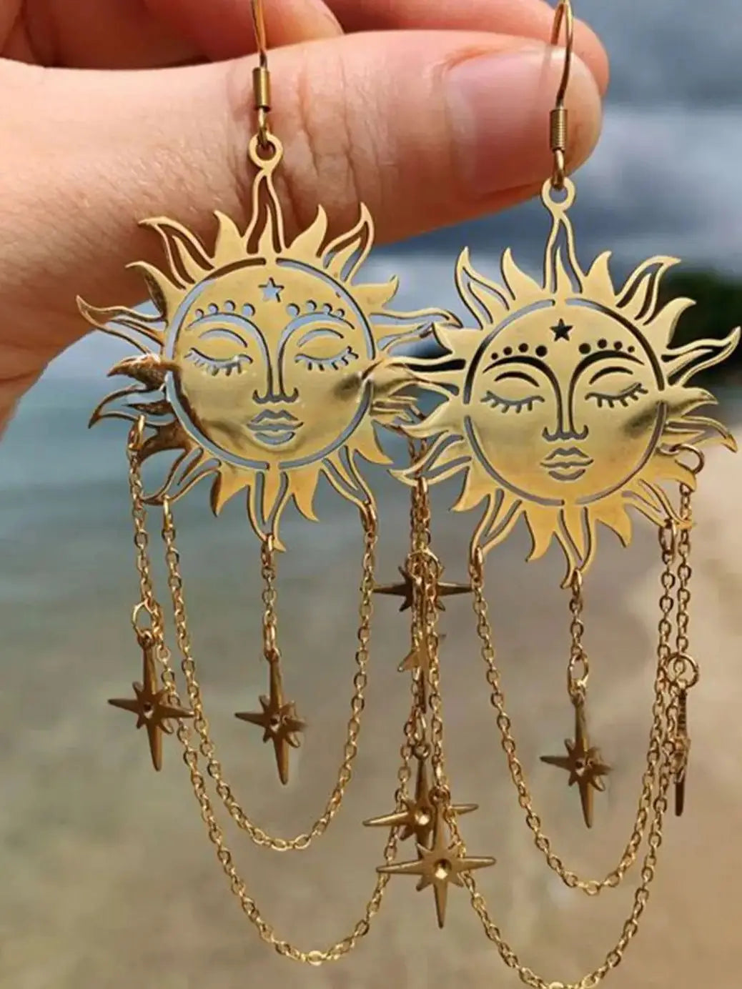 "Liviara" Sun Earrings