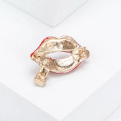 "Aurielle" Lipstick Brooch width=100 