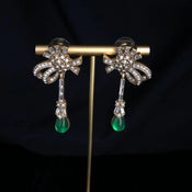 "Emeralda" Faux Emerald Necklace and Earrings width=100 