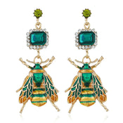 "Philomena" Bee Drop Earrings width=100 