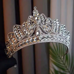 "Merilla" Rhinestone Tiara Headpiece