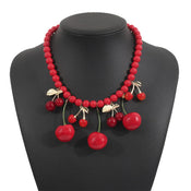 "Andryelle" Cherry Pendant Necklace width=100 
