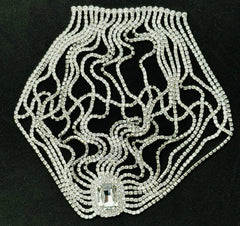 "Pulcheria" Crystal Flapper Headpiece