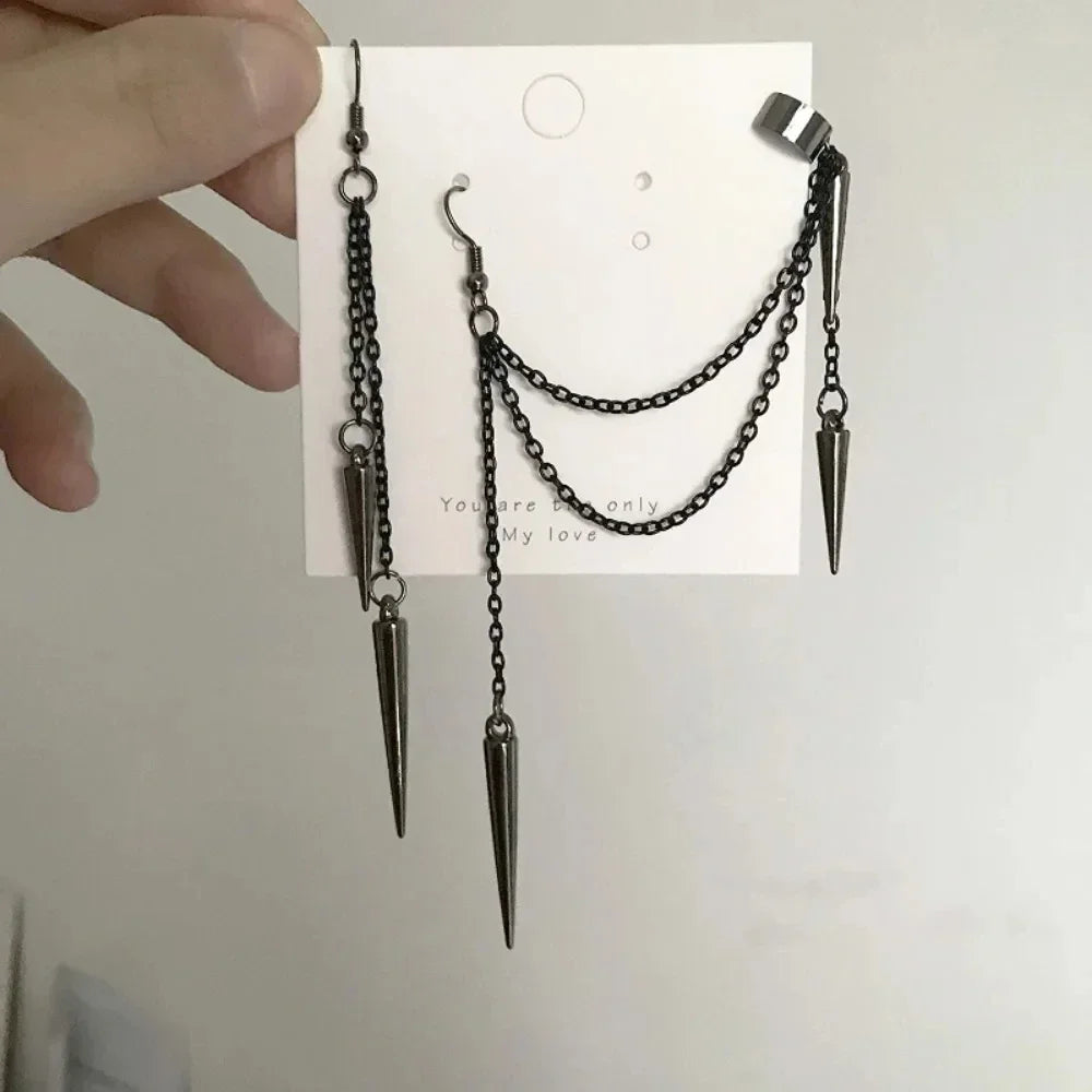 "Calyphene" Bat Drop Earrings