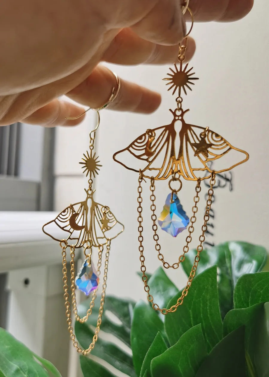 "Luminisse" Moth Earrings Collection