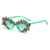 "Floria" Flower Cat-Eye width=100 