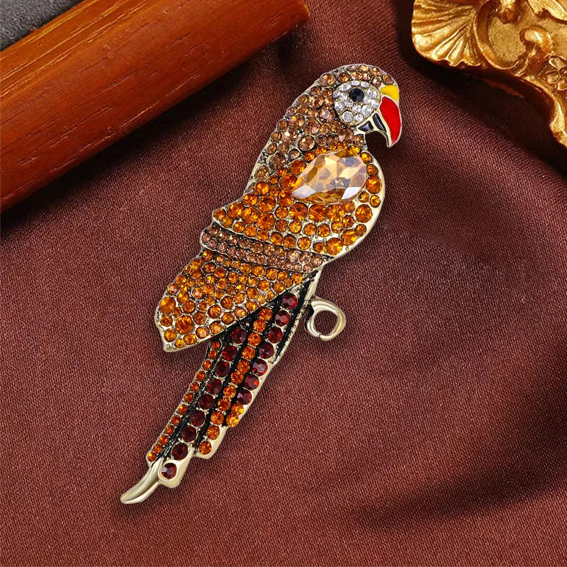 "Tullisse" Rhinestone Brooch