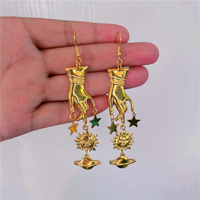 "Selinthra" Celestial Earrings