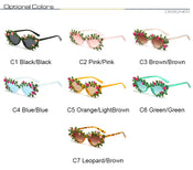 "Floria" Flower Cat-Eye width=100 